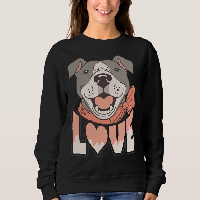 Sudadera Pitbull Love Fateed (Anverso)