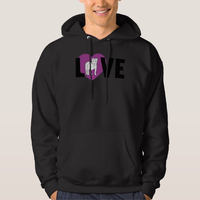 Sudadera Pitbull Love Fateed (Anverso)