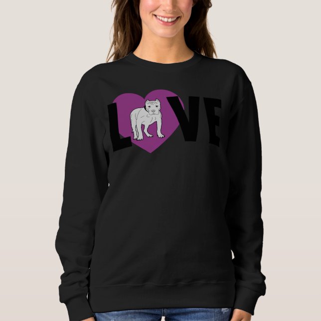 Sudadera Pitbull Love Fateed (Anverso)