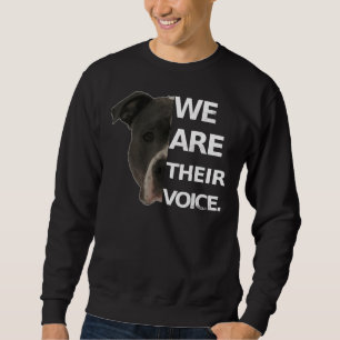 Sudadera Pitbull Love We Are Voice Dog Avers