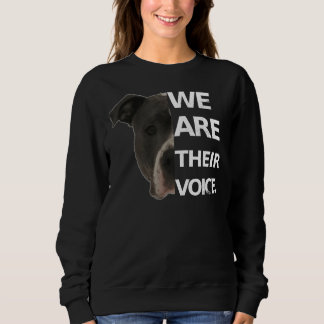 Sudadera Pitbull Love We Are Voice Dog Avers
