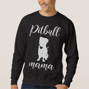 Sudadera Pitbull Mama Cute Dog Lover Fur Mom
