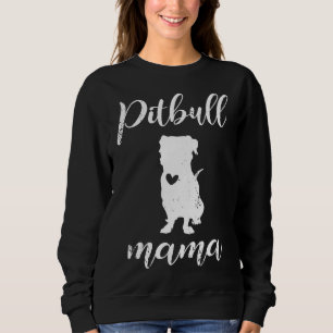 Sudadera Pitbull Mama Cute Dog Lover Fur Mom