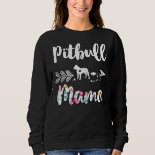 Sudadera Pitbull Mama Pitbull Cute Mujeres Abuela Tees