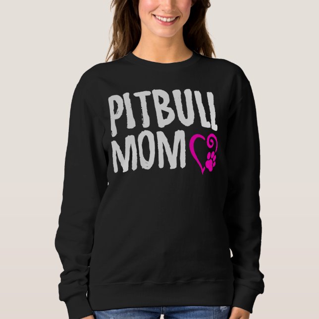Sudadera Pitbull Mamá Yo Amo Mi Pitbull (Anverso)