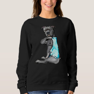 Sudadera Pitbull Me Encanta Abuela Tattoo Appartho Perro Ab
