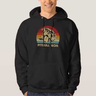 Sudadera Pitbull Mom Con Cute Pitty Face