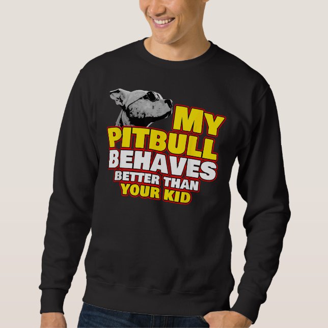 Sudadera Pitbull Mom Dog Mascota Declar Collar Toy Pit Bull (Anverso)