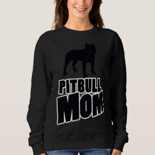 Sudadera Pitbull Mom Dog Mascota Gracioso Puppy