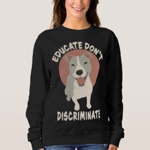 Sudadera Pitbull Mom Pit Bull Dad Pittie Perro Lover Puppy