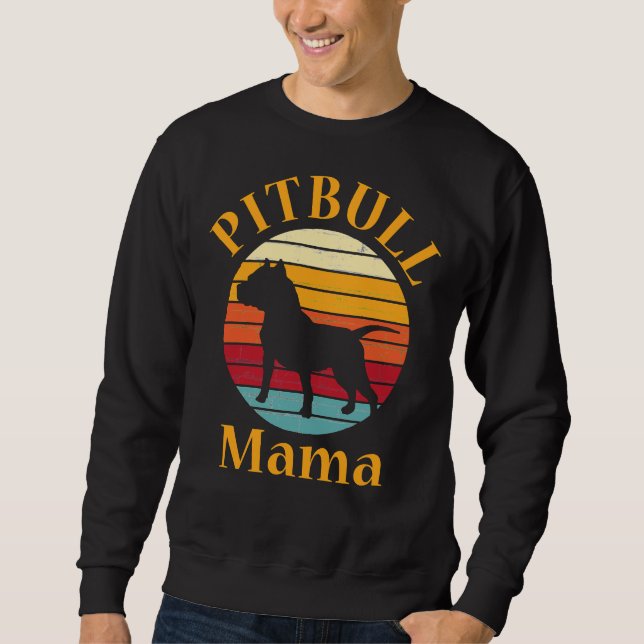 Sudadera Pitbull Mom Pit Bull Mama Pittie Pitty Cute Dote L (Anverso)