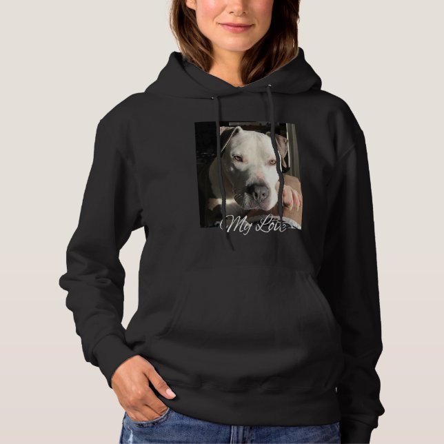 Sudadera Pitbull My Love Gorgeous Handsome Pittie (Anverso)