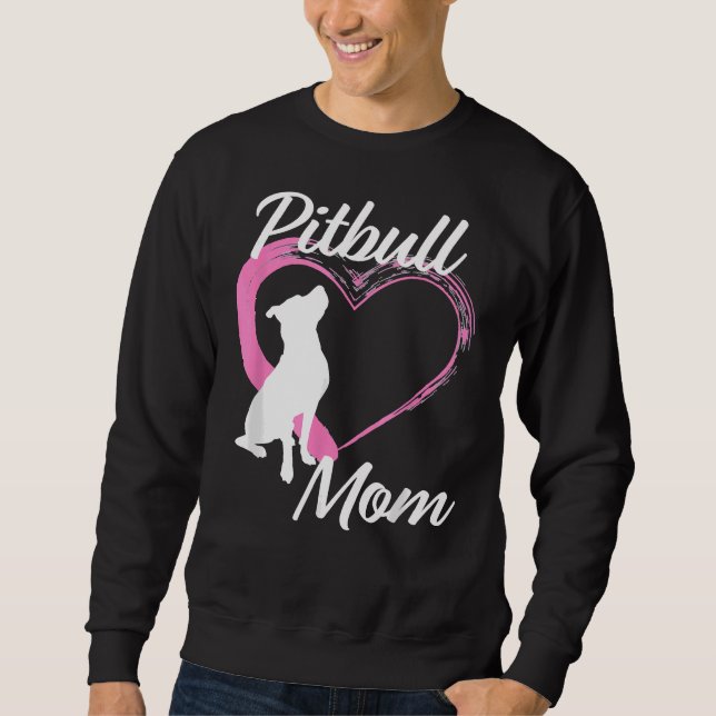 Sudadera Pitbull Para Los Amantes De Pitbull La Hermosa Mad (Anverso)