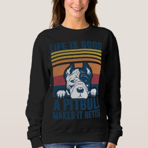 Sudadera Pitbull Para Mujeres Hombres Chicas Perro Papá Per