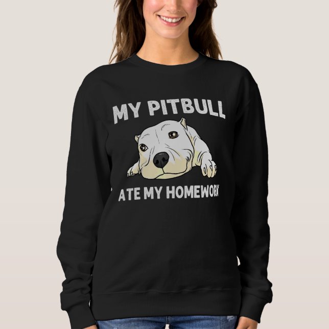 Sudadera Pitbull Para Niños Chicas Mascota Canine Dog Anima (Anverso)