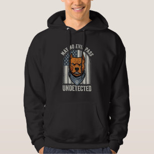 Sudadera Pitbull Patriótico Perro Guardián