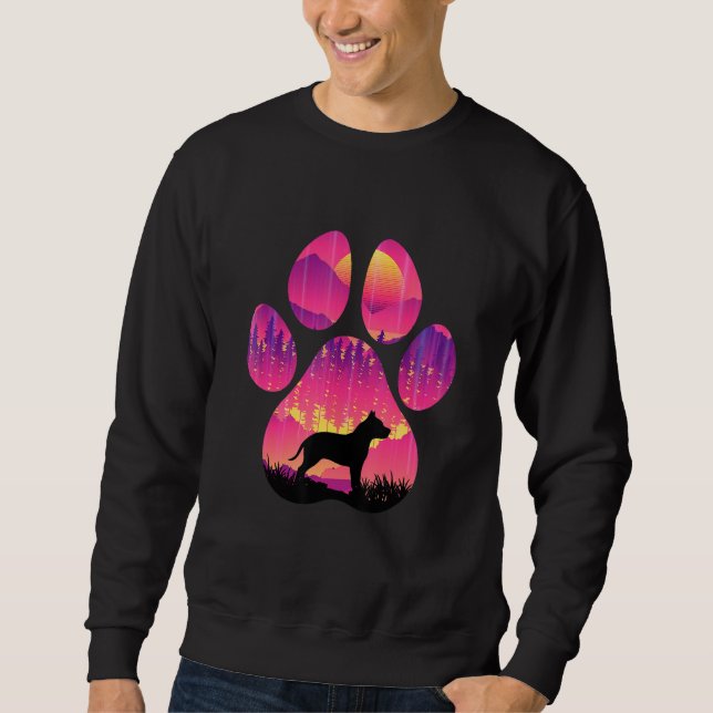 Sudadera Pitbull Paw Mom Dad (Anverso)