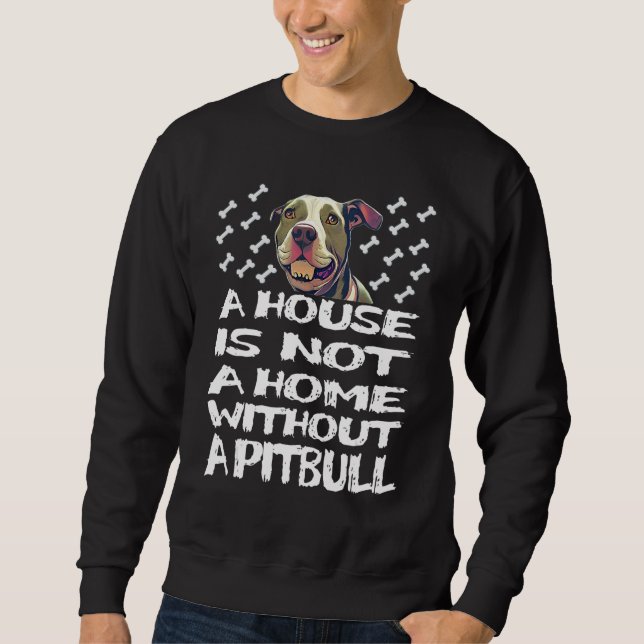 Sudadera Pitbull Perro Rescate de Pit Bull Terrier Mamá Pap (Anverso)
