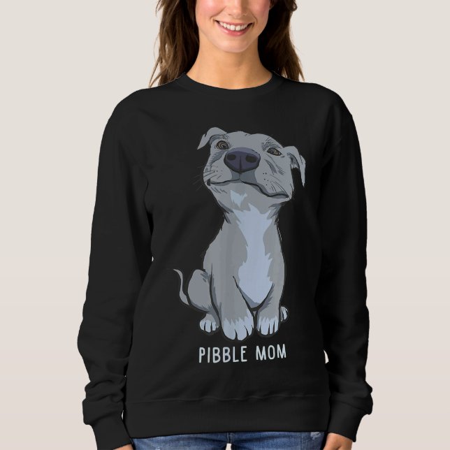 Sudadera Pitbull Pibble Mom 365 (Anverso)