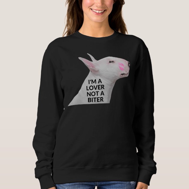 Sudadera Pitbull Soy Un Amante No Un Amargo (Anverso)
