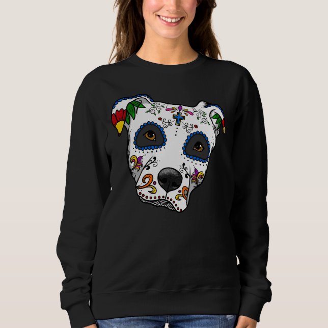 Sudadera Pitbull Sugar Skull (Anverso)