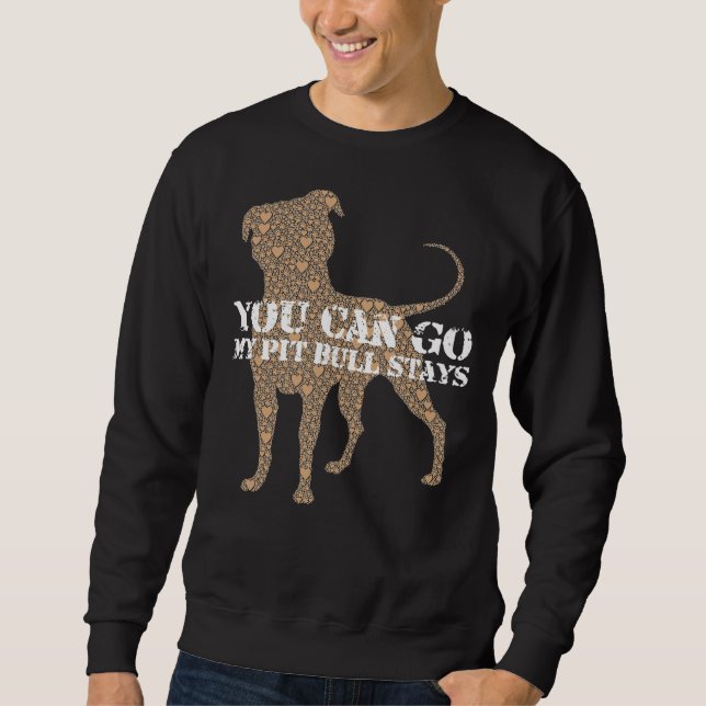 Sudadera Pitbull Te Queda (Anverso)