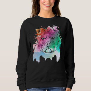 Sudadera Pitbull Terrier Hermosa Cara de Perro Cuto