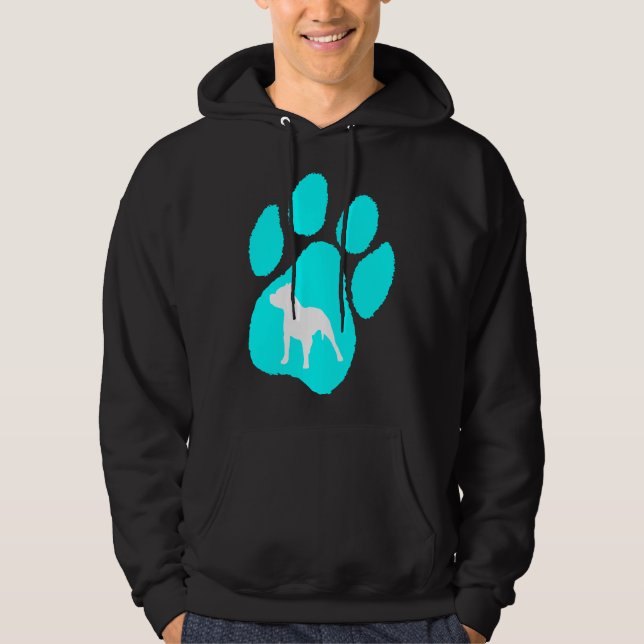 Sudadera Pitbull Terrier Paw (Anverso)