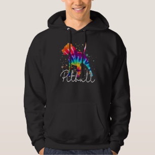 Sudadera Pitbull Tie Dye Rainbow Doover