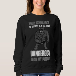 Sudadera Pitbulls Y Tattoos Funny Pitbull