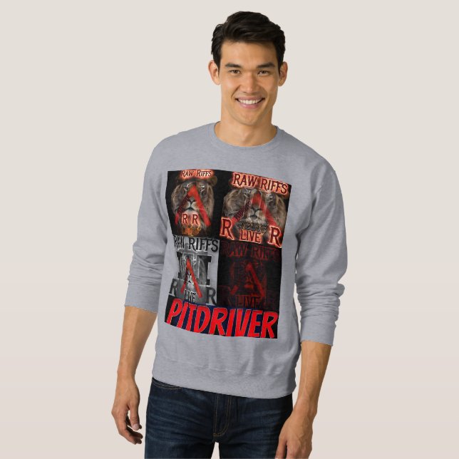 Sudadera PitDriver Raw Riffs Álbumes vivos Sweat Shirt (Anverso completo)