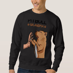 Sudadera Pittie Abuela Pitbull Dog Mom Women