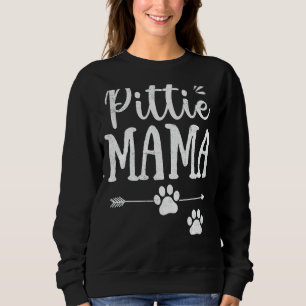 Sudadera Pittie Mama Pitbull Perro Día de la Madre