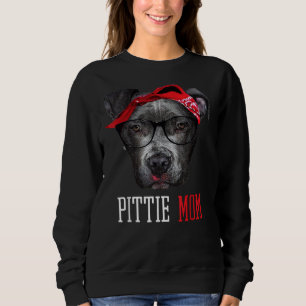Sudadera Pittie-Mom-Pitbull-Dog-Lovers-Mothers Day- Mujeres