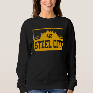 Sudadera Pittsburgh Pennsylvania Horizonte urbano de la ciu