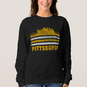 Sudadera Pittsburgh Pennsylvania Horizonte urbano de Steel 