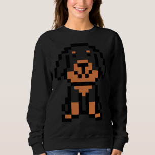 Sudadera Pixel Dog Rottweiler