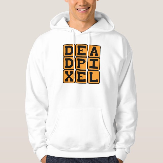 Sudadera Píxel Muerto, Imagen Quemada (Anverso)