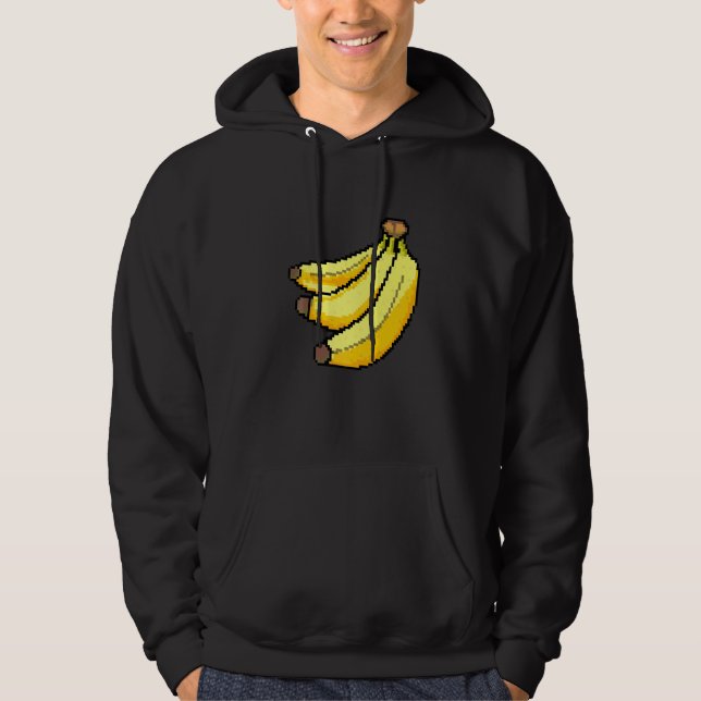 Sudadera Pixel  Plátano (Anverso)