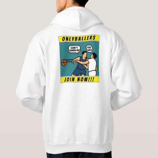 Sudadera Pixel Sport Basketball Hoodie - Deportes de juegos (Reverso)