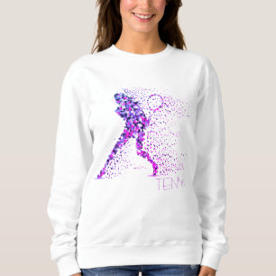 Sudadera Píxeles rosados de tenis