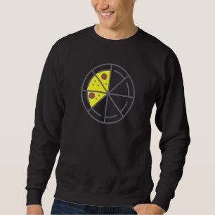 Sudadera Pizza 3 Slices Queso Pepperoni Comida Geométrica