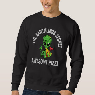 Sudadera Pizza Amor Ciencia Ficción Espacio Ultraterrestre