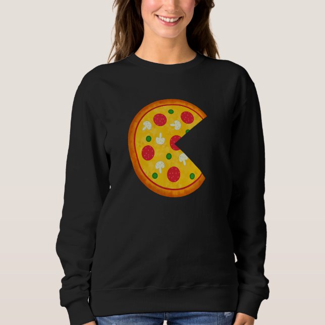 Sudadera Pizza Costume Pizza Slice Couple Matching (Anverso)