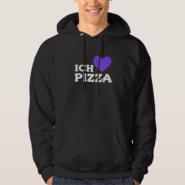 Sudadera Pizza De Comida Para Comida Para Comer Me Encanta  (Anverso)