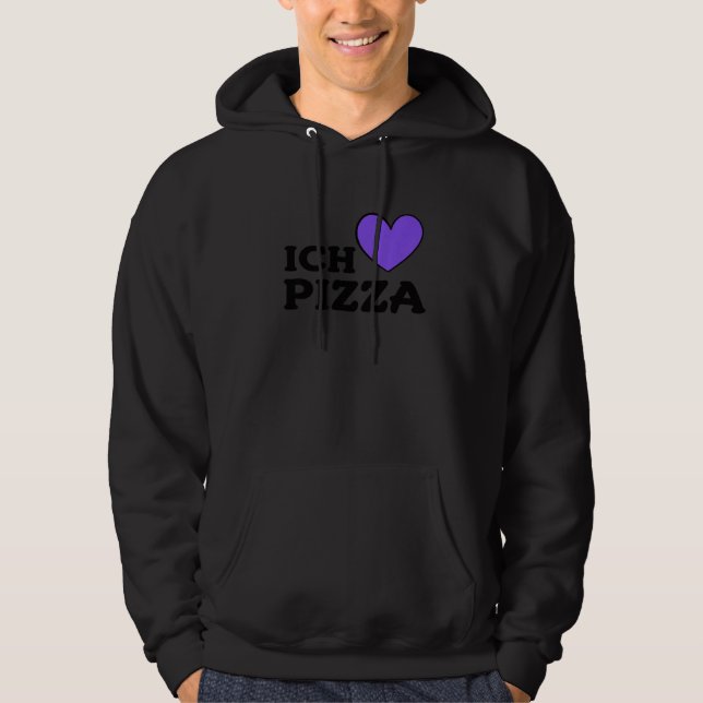 Sudadera Pizza De Comida Para Comida Para Comer Me Encanta  (Anverso)