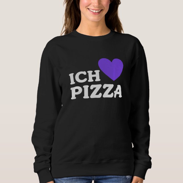 Sudadera Pizza De Comida Para Comida Para Comer Me Encanta  (Anverso)
