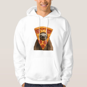 Sudadera Pizza de perezoso divertida broma extraña meme lin