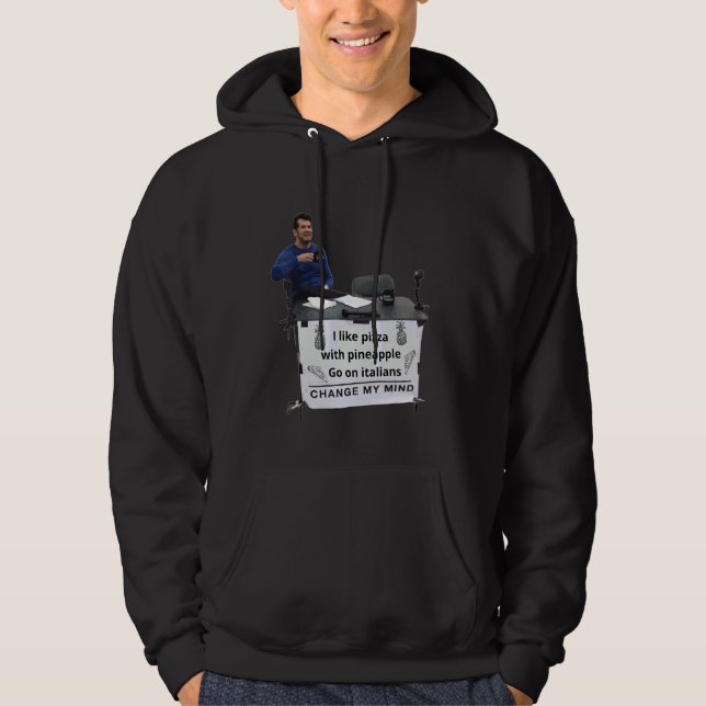 Sudadera Pizza de Piña Cambia Mi Mente (Anverso)
