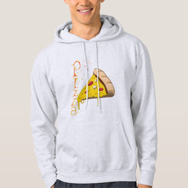 Sudadera Pizza Design: Circular View  (Anverso)